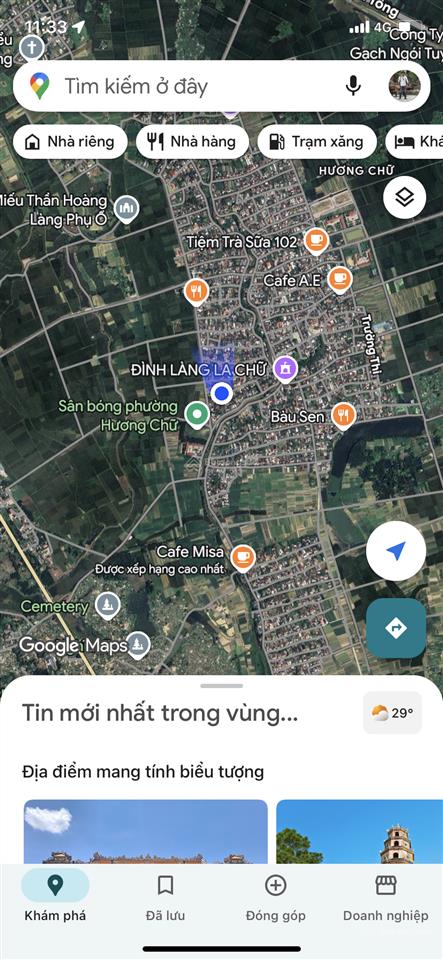 Đất hương chữ ngay đường phan kế toại không lũ 164m2 chỉ 850tr