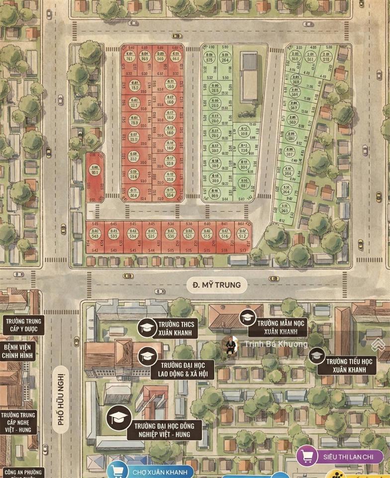 1,7 tỷ sổ đất ở đô thị luôn, cạnh đại học lao động