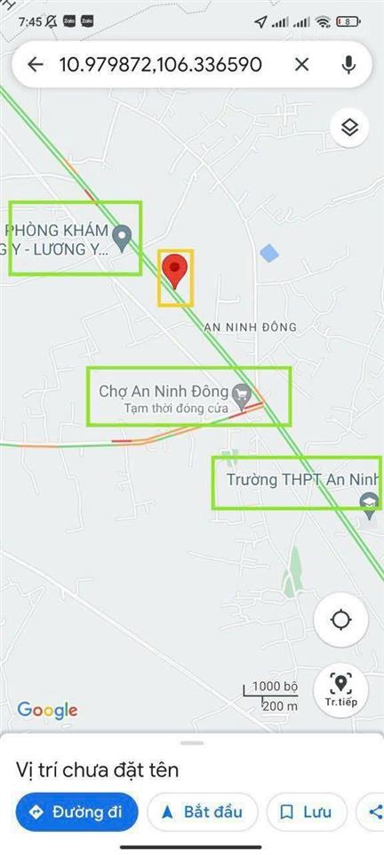Bán bất chấp lô đất mt tl 825  an ninh đông đức hoà long an, full thổ