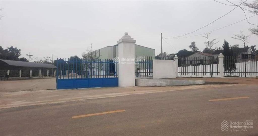 Bán kho xưởng sơn tây hà nội 2787m2 có 300m đất thổ cư, có sẵn xưởng 1500m2 cho thuê 52tr/th. hiếm