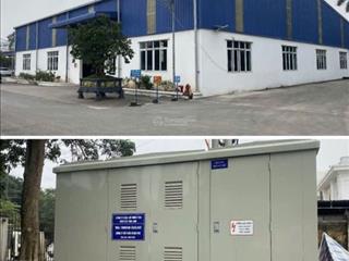 Cho thuê kho xưởng thị trấn như quỳnh hưng yên 2500m trạm điện 1000kva. pccc, vat. giá 4$/m. có tl.