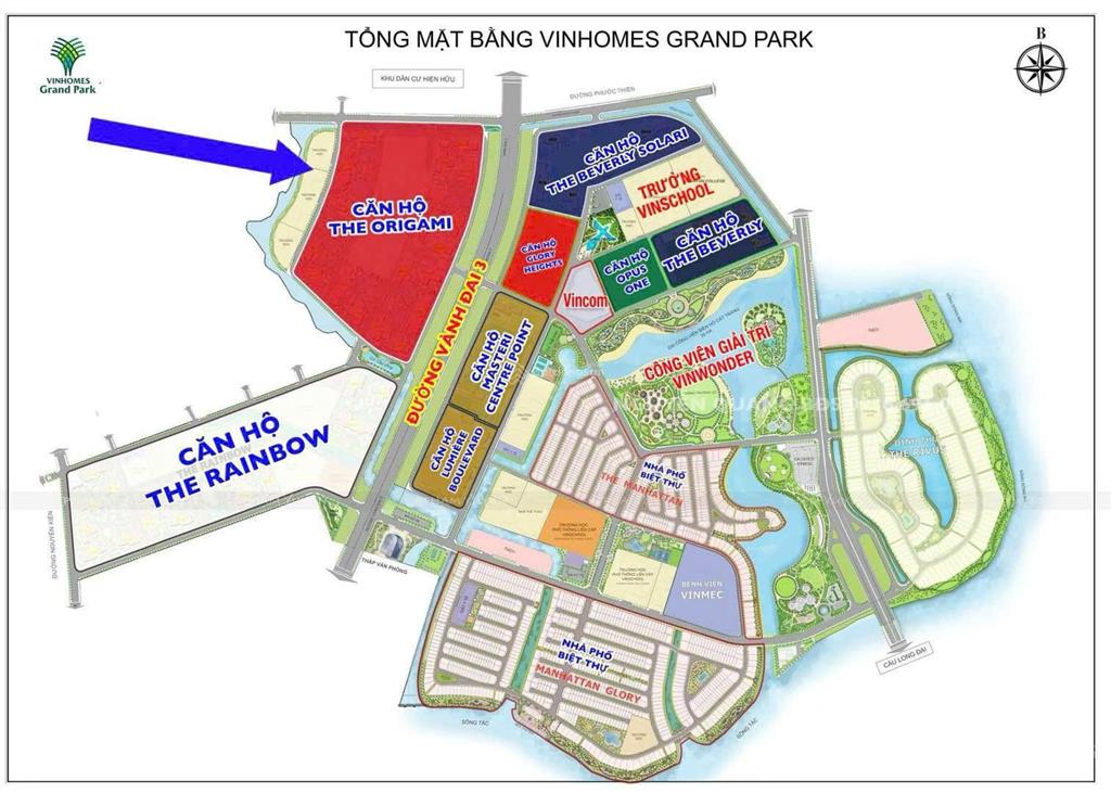 Bán căn hộ 2pn, 2wc tại the origami  vinhomes grand park, 3,8 tỷ, 70m2, view đẹp, nhiều tiện ích