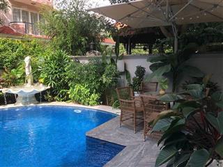 Bán biệt thự nam thiên 3 phú mỹ hưng quận 7 hồ bơi riêng 107.5 tỷ/17x24m, cn 366m2