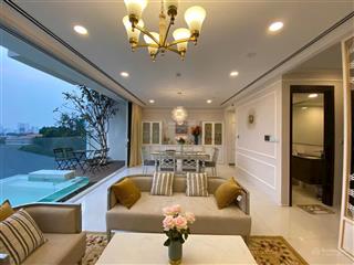 Cho thuê căn hộ cao cấp serenity sky villa có hồ bơi riêng lầu 8 + 9, 80 tr/th, 137m2 3pn 3wc