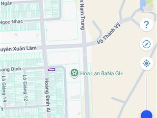 Bán đất 2mt đối diện siêu dự án hoà xuân, vị trí đầu tư chiến lược