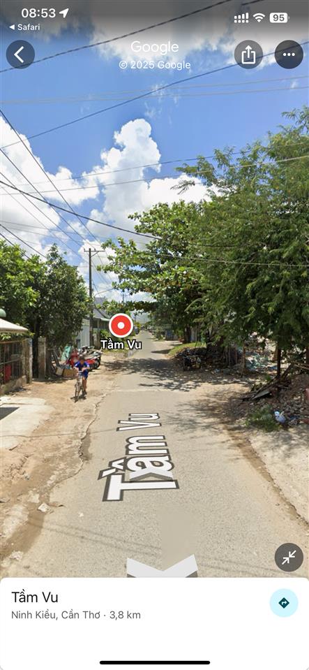 Bán đất mặt tiền đường tầm vu, ninh kiều cần thơ, ngang trên 8.7m, diện tích đất 496m2, giá 19 tỷ