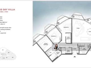 Bán căn hộ vip 3pn sky villas ban công rộng tại haus đà lạ