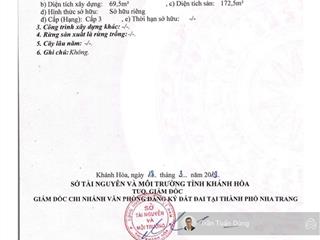 Bán đất tại trần quang khải, lộc thọ, nha trang, giá thỏa thuận, 120m2