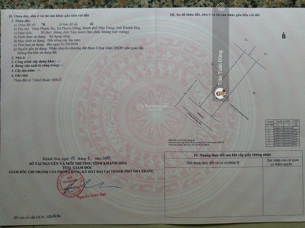 Bán gấp lô đất mặt tiền đường t12 giá 735 triệu