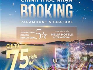 Siêu phẩm căn hộ du lịch biển paramount  vĩnh hoà sắp bung hàng nhanh tay lựa ngay xăm đẹp