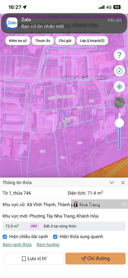 Bán gấp lô phường tây nha trang giá rẻ