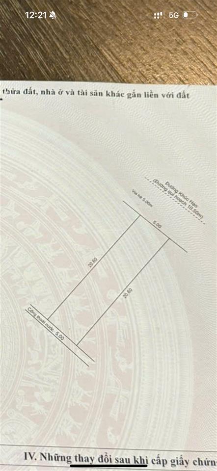 Bán lô đường 10,5m mt khúc hạo sơn trà, 100m2 8,3 tỷ