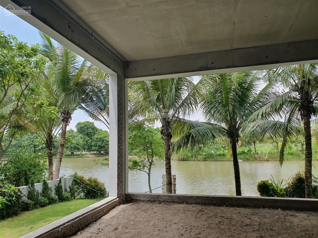 Cần bán biệt thự đơn lập 500m2, hồ rộng 80m đẹp khu biệt thự đảo ecopark grand  the island