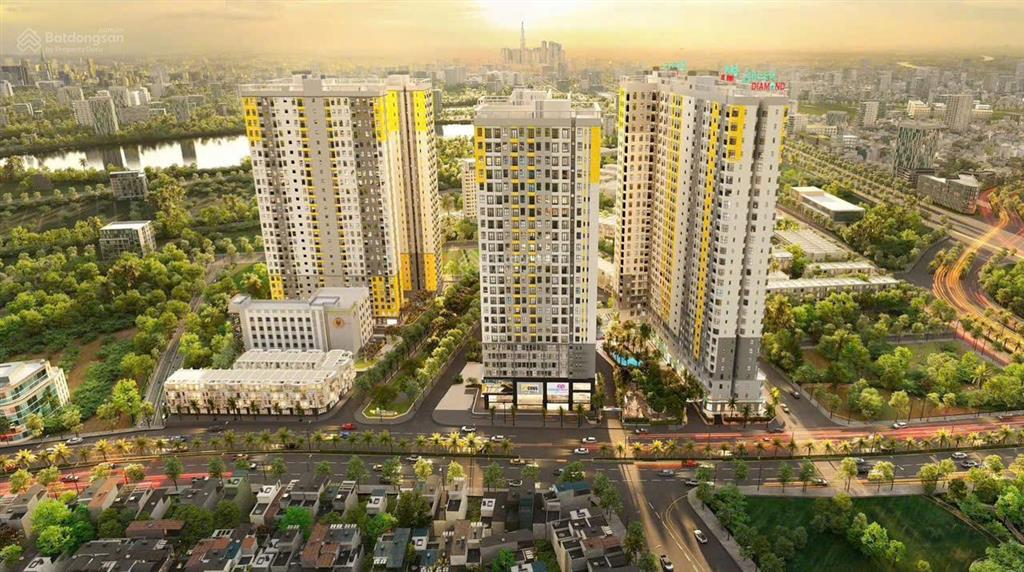 Green diamond kim cương xanh giữa bcons city, dt 36.7m2, view hồ, tiện ích trọn vẹn