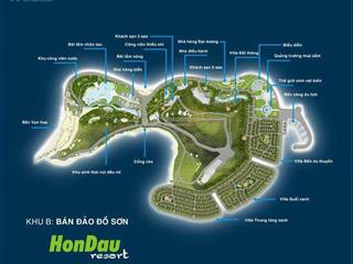 Đất mặt biển đồ sơn khu du lịch hòn dấu resort, vị trí đắc địa, giá đầu tư tốt