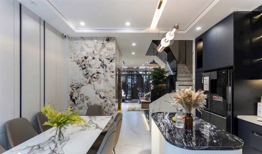 Nhà 4 tầng có thang máy thiết kế đẹp, hiện đại full nội thất an cường kđt vcn phước hải chỉ 11,5 tỷ