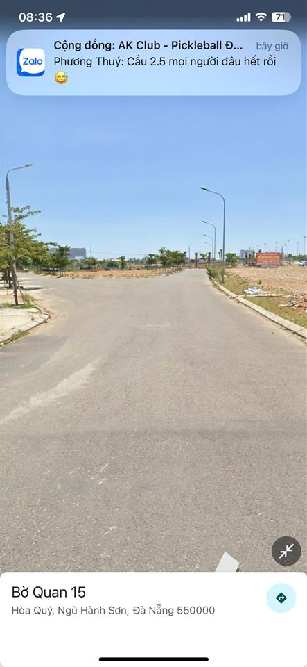 Bán nhanh cặp bờ quan 15, phường hoà quý, ngũ hành sơn, tp đà nẵng, ngang 10m, gần sông gần biển