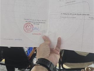 Bán lô đất 2 mặt tiền an dương vương và lê văn hưu khu mỹ an