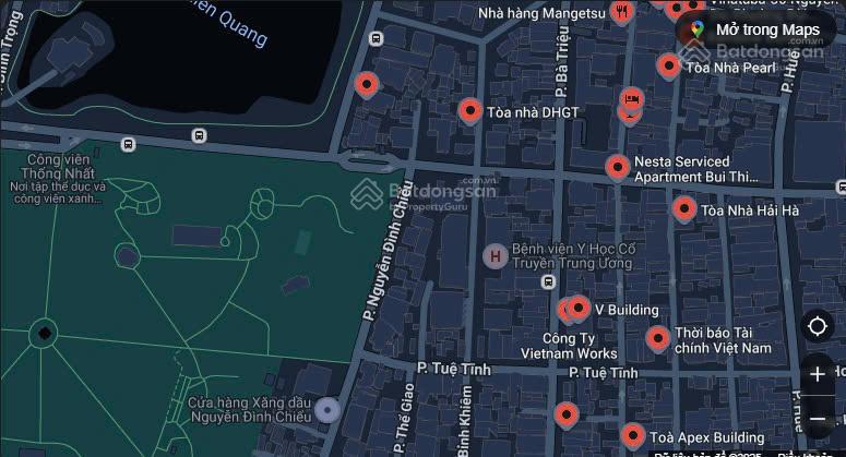 Bán tòa nhà mp. nguyễn du, hai bà trưng dt 450m2 x 10t mt 11m (thang máy)