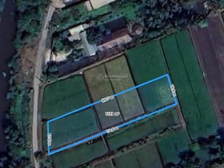 Đất giá rẻ bình mỹ củ chi. 1200m2 đất mặt tiền rạch chỉ 3,5 tỉ. cách đường bình mỹ 300m