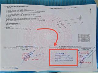 Bán đất đường hoà trung, vĩnh hoà, nha trang. dt115m2.sổ hồng thổ cư. hướng tây. giá3,5 tỷ