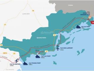 Bán 2 lô biệt thự 200m2 sau kcn hải yên chỉ 8,5 triệu/m2