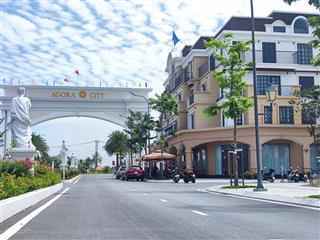 Bán nền shophouse mặt tiền đt 818 tại agora city giá chỉ 3,5 tỷ xây dựng được 4 tầng với 8pn8wc