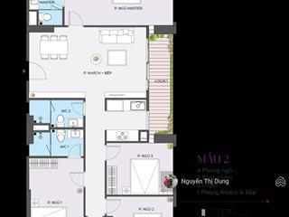 Cần bán căn hộ 132m2  4 phòng ngủ  ban công đông nam dự án wisteria  nhận nhà t6/2025