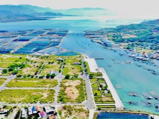 Bán lô góc 2 mặt tiền tuyến 1 tđc xóm quán, ngay biển nam vân phong, ninh hoà giá rẻ nhất hiện nay