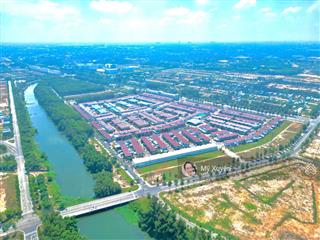 Bán căn shophouse view sông kđt oasis city, 80m2, trục đường thông dài, nhìn ra bờ sông
