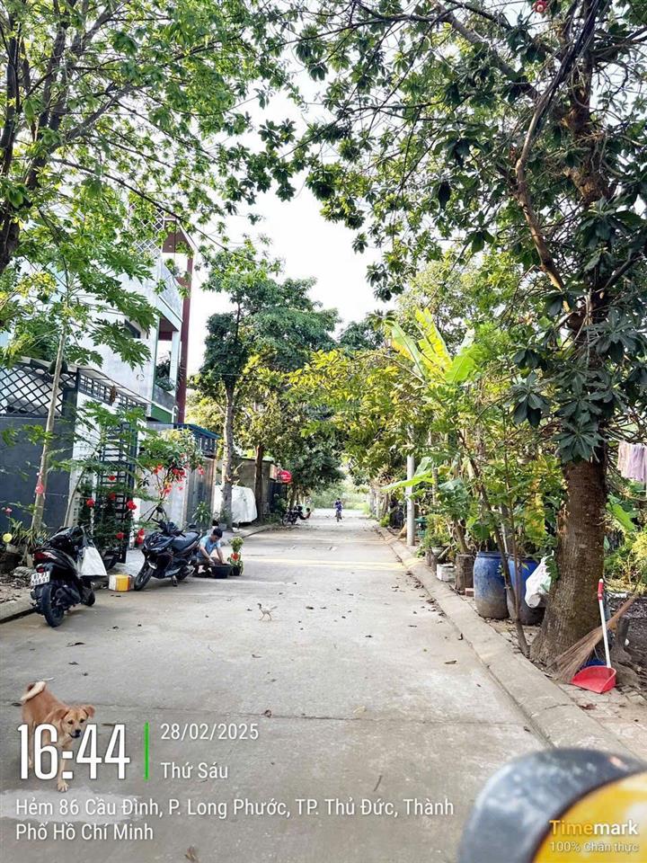 Đất 4,4m*21,5m kdl sinh thái đường cầu đình vuông vức cách ngã 3 long phước 200