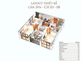 Cho thuê ch góc 3pn  2wc 96m2 tại khai sơn city, giá chỉ 10tr