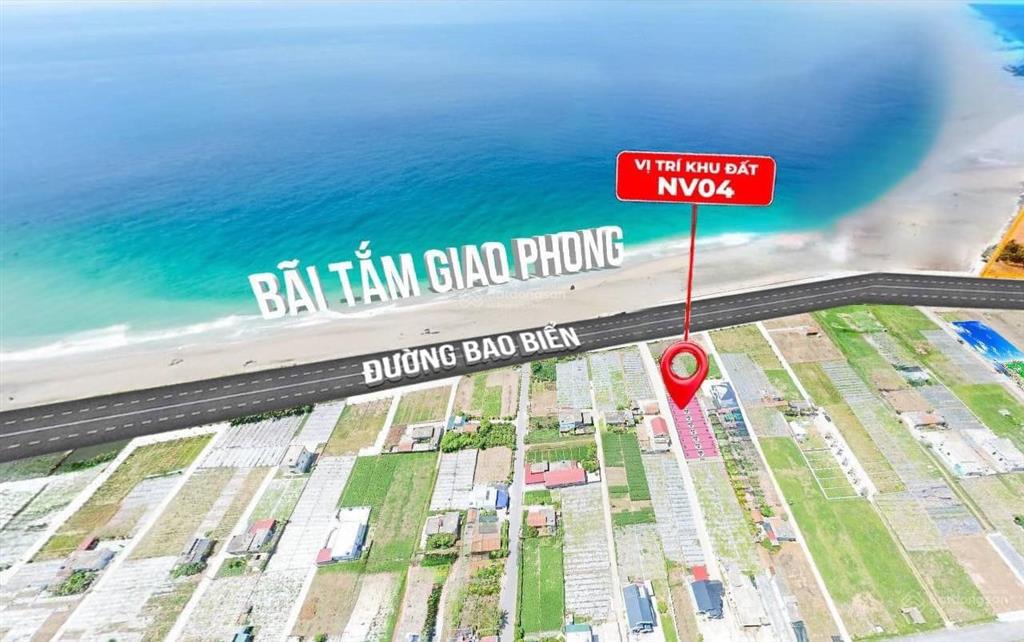 Chính chủ cần bán gấp lô đất nền ngay mặt biển quất lâm, diện tích 100m2 giá chỉ 900tr