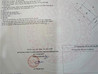 Chính chủ gửi bán 2 lô 77.1m2 và 74.1m2 thôn yên mỹ. bình yên. thạch thất. hà nội