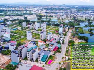 Bán nhanh lô đất dịch vụ 25ha mặt đường lô góc 16m2 diện tích nhỏ xinh giá ngang lô thường