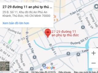 Chỉ 280tr/m2 sở hữu ngay mảnh đất đường 11 kdc an phú an khánh, tp. thủ đức, vị trí trung tâm, shr