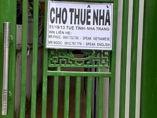 Cho thuê nhà riêng phố tây, yên tĩnh, thoáng mát, chỉ 5' đi bộ ra biển