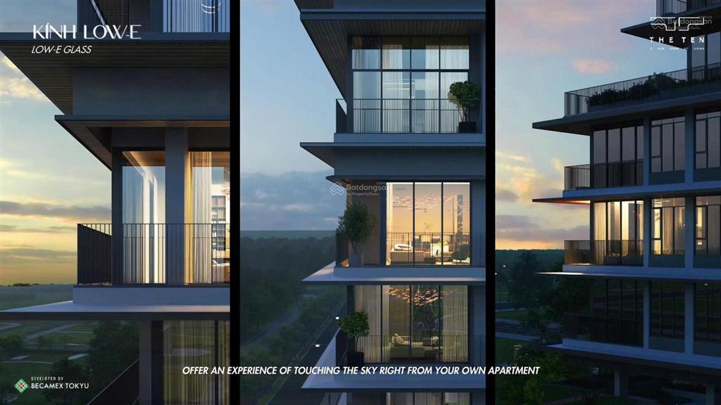 Bán căn duplex168m² tại the ten, view công viên, siêu thị aeon, khu thương mại midori park square