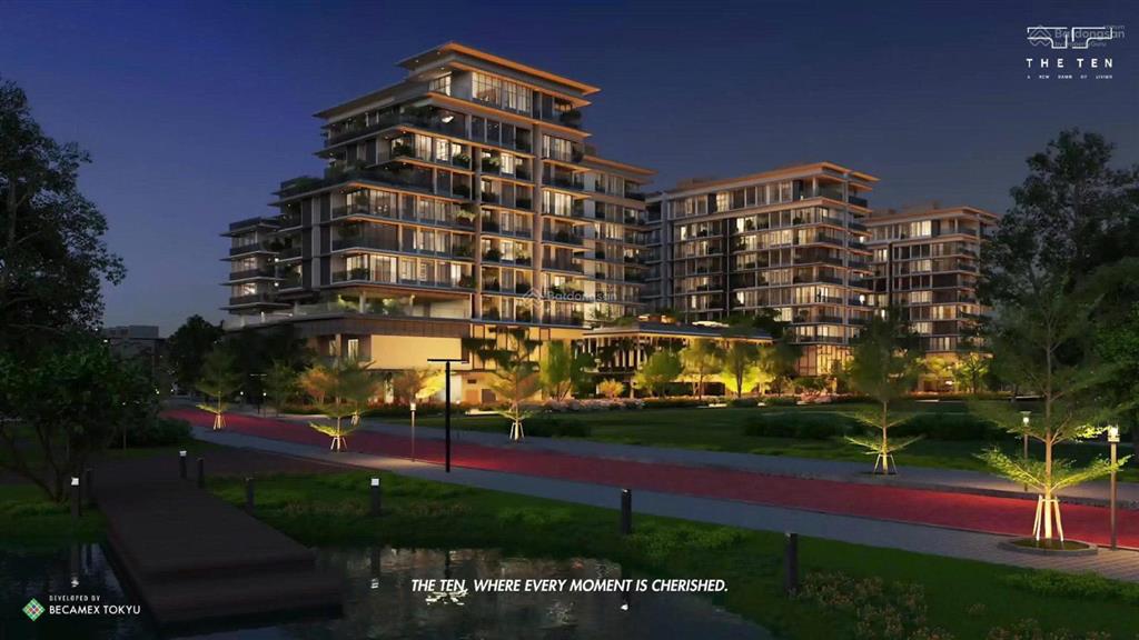 Bán căn duplex168m² tại the ten, view công viên, siêu thị aeon, khu thương mại midori park square