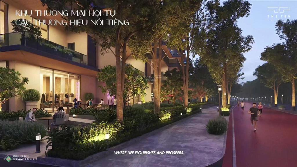 Bán căn duplex168m² tại the ten, view công viên, siêu thị aeon, khu thương mại midori park square
