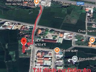 Gần tái định cư diên an  diên khánh  đường võ nguyên giáp  trung tâm nha trang 8km