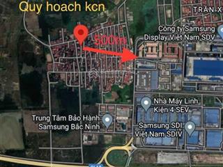 Sốc! đất xã long châu  yên phong  bắc ninh đường ô tô cách kcn  500m giá 11tr/m2, sổ đỏ