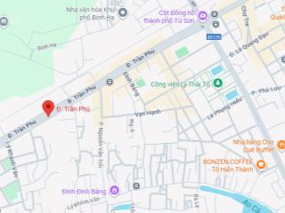 Cho thuê tầng 1 nhà mặt phố trần phú  trung tâm từ sơn, bắc ninh