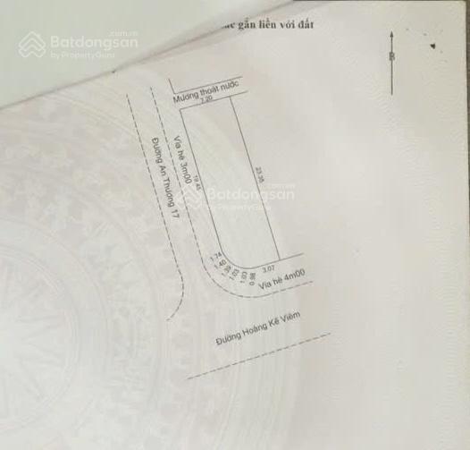 Bán lô đất 2 mặt tiền hoàng kế viêm, an thượng