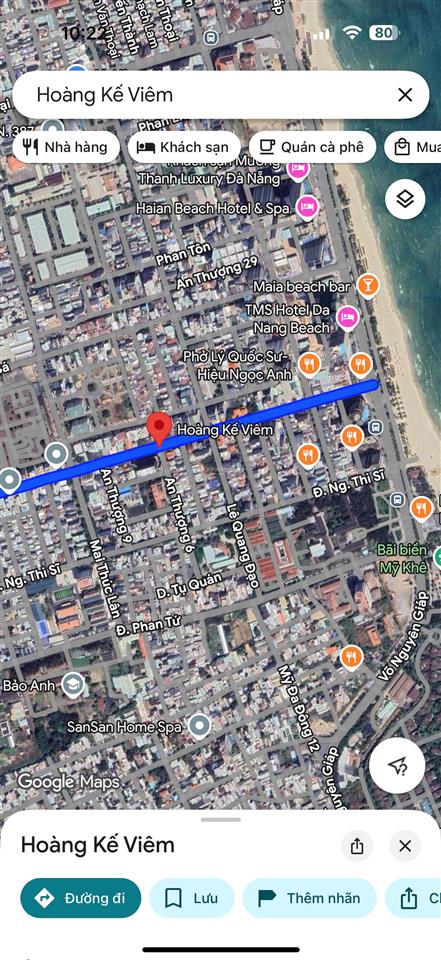 Bán lô đất 2 mặt tiền hoàng kế viêm, an thượng