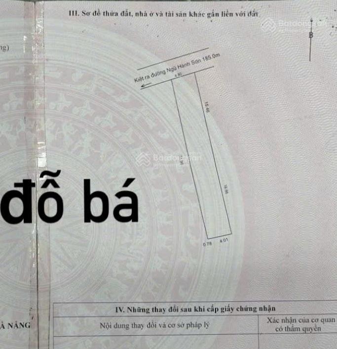 Hàng hiếm  chào bán cặp đất mặt tiền đỗ bá 318m2