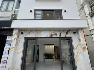 Hiếm, cc, chỉ 7,39 tỷ tl, mặt tiền căn góc, đường cô giang, nhà mới đẹp, 3 tầng, hh 100tr