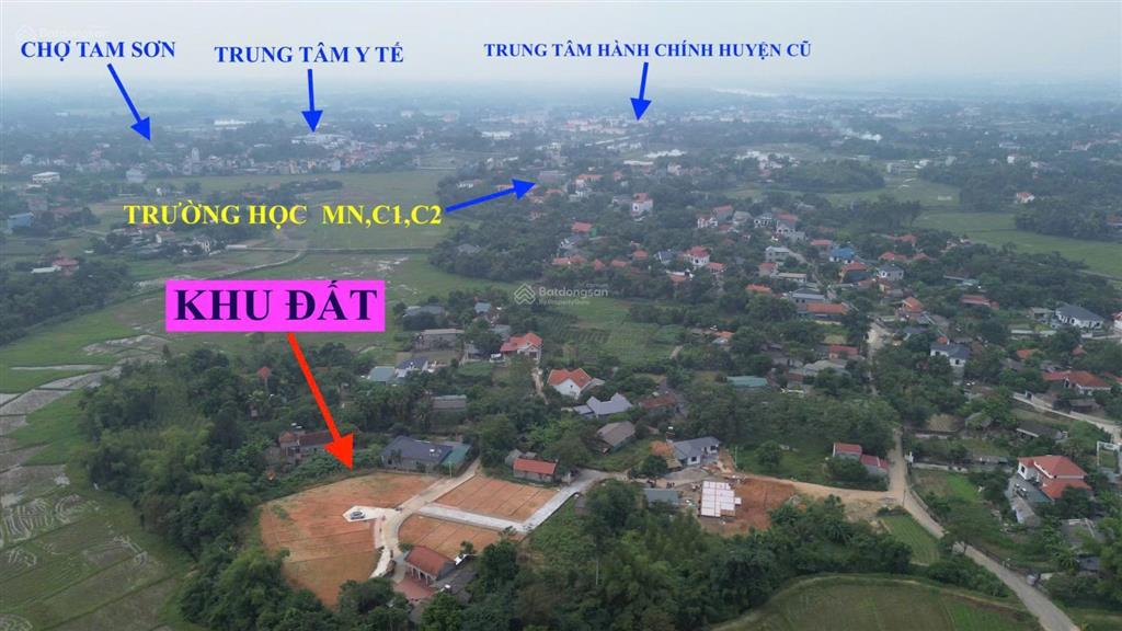 Bán đất 124m2 tại đt 307, tam sơn, sông lô, vĩnh phúc, 4 triệu / m2