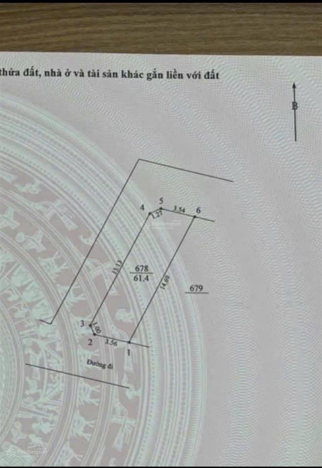 Nhỉnh 2 tỷ/lô 61,4m2 có 3 mặt tiền vuông vức gần công nghệ cao hòa lạc, gần tl420, ub xã , chợ...