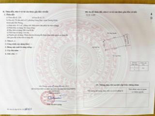 Bán đất trần bá lương, tiểu trà, hưng đạo, dương kinh. dt 45,3m2. ngang 4,6m nở hậu. ngõ nông 2,5m